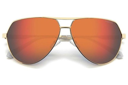 Слънчеви очила Polaroid PLD2145/G/S/X J5G/OZ Polarized Пилотни Златна