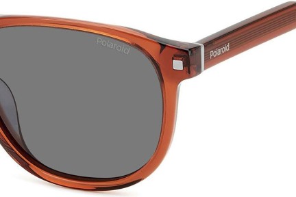 Слънчеви очила Polaroid PLD4117/G/S/X 2LF/M9 Polarized Квадратни Кафява