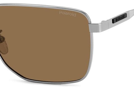 Слънчеви очила Polaroid PLD2143/G/S/X 6LB/SP Polarized Правоъгълни Сребърна