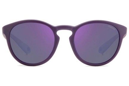 Слънчеви очила Polaroid PLD7050/S B3V/MF Polarized Заоблени Виолетова