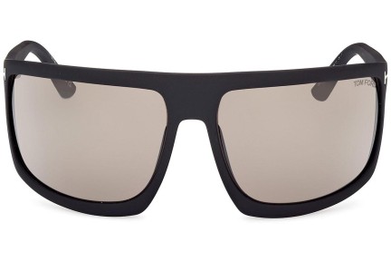 Слънчеви очила Tom Ford Clint 2 FT1066 02L Flat Top Черна