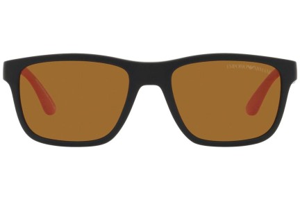 Слънчеви очила Emporio Armani EK4002 500183 Polarized Квадратни Черна