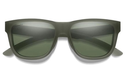 Слънчеви очила Smith LOWDOWNSLIM 2 B59/L7 Polarized Квадратни Зелена