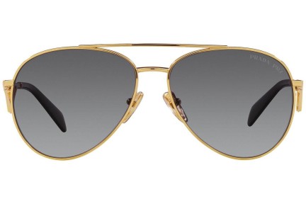 Слънчеви очила Prada PR73ZS 5AK5W1 Polarized Пилотни Златна