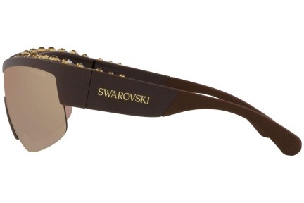 Слънчеви очила Swarovski SK6014 10357J Special Кафява