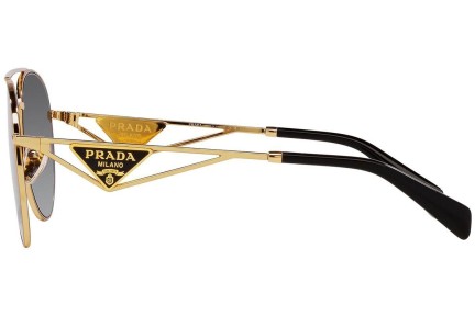 Слънчеви очила Prada PR73ZS 5AK5W1 Polarized Пилотни Златна