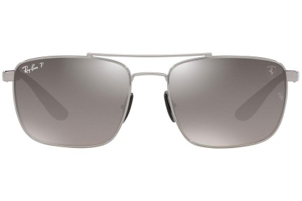 Слънчеви очила Ray-Ban RB3715M F0845J Polarized Пилотни Сребърна