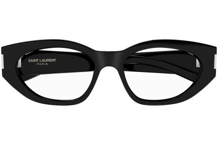 Очила Saint Laurent SL638OPT 001 blue-light [non-prescription] Око на котка Черна