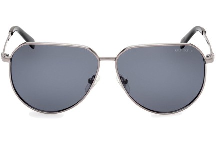 Слънчеви очила Guess GU00089 08D Polarized Квадратни Сребърна