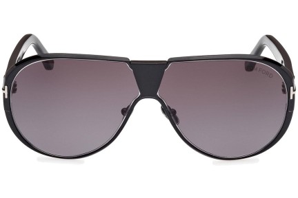 Слънчеви очила Tom Ford Vincenzo FT1072 01B Пилотни Черна