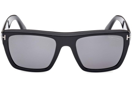 Слънчеви очила Tom Ford Alberto FT1077-N 01D Polarized Квадратни Черна