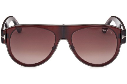 Слънчеви очила Tom Ford Lyle-02 FT1074 48T Пилотни Кафява