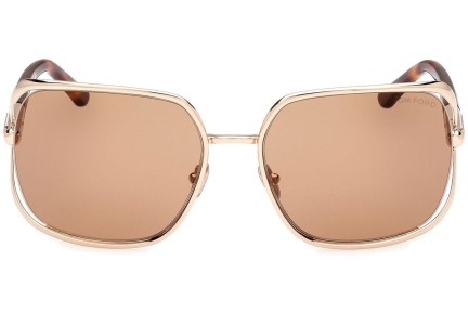 Слънчеви очила Tom Ford Goldie FT1092 28E Квадратни Златна