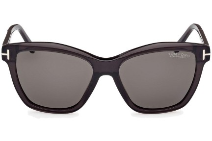 Слънчеви очила Tom Ford Lucia FT1087 05D Polarized Квадратни Черна