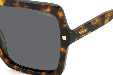 Слънчеви очила Polaroid PLD4165/S/X 086/M9 Polarized Квадратни Хавана