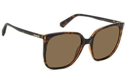 Слънчеви очила Polaroid PLD6218/S 086/SP Polarized Квадратни Хавана