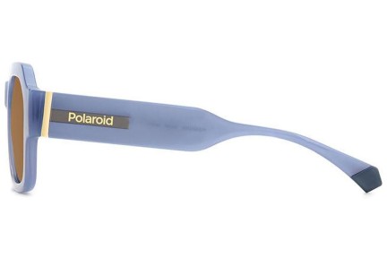 Слънчеви очила Polaroid PLD6212/S/X MVU/HE Polarized Правоъгълни Синя