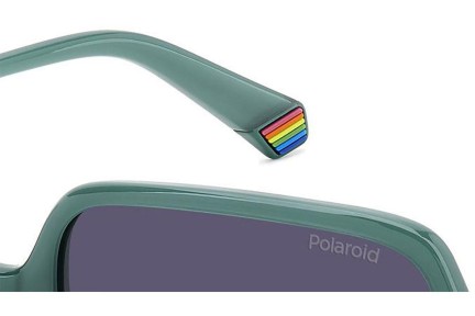 Слънчеви очила Polaroid PLD6219/S 1ED/WJ Polarized Квадратни Зелена