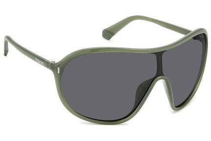 Слънчеви очила Polaroid PLD6216/S 1ED/M9 Polarized С единични стъкла | Shield Зелена