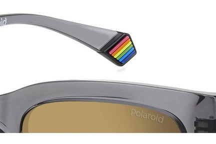 Слънчеви очила Polaroid PLD6213/S/X RIW/LM Polarized Правоъгълни Сива