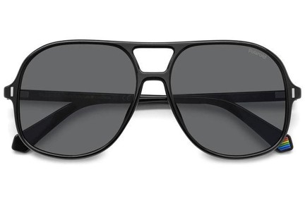 Слънчеви очила Polaroid PLD6217/S 807/M9 Polarized Квадратни Черна