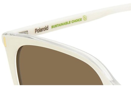 Слънчеви очила Polaroid PLD6218/S VK6/SP Polarized Квадратни Бяла