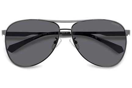 Слънчеви очила Polaroid PLD2160/G/S/X KJ1/M9 Polarized Пилотни Сива