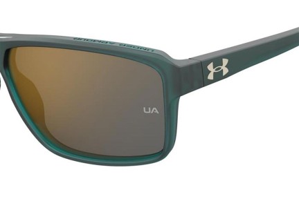 Слънчеви очила Under Armour UAKICKOFF VGZ/CT Правоъгълни Зелена