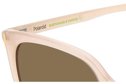 Слънчеви очила Polaroid PLD6218/S 35J/SP Polarized Квадратни Розова