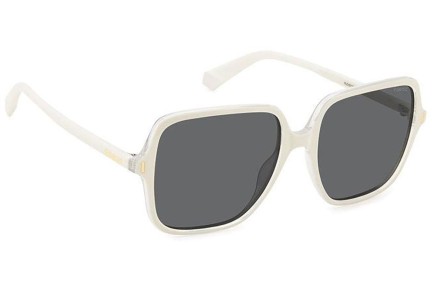 Слънчеви очила Polaroid PLD6219/S VK6/M9 Polarized Квадратни Бяла