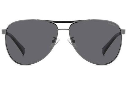 Слънчеви очила Polaroid PLD2160/G/S/X KJ1/M9 Polarized Пилотни Сива