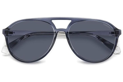 Слънчеви очила Polaroid PLD4162/S 09V/C3 Polarized Пилотни Сива