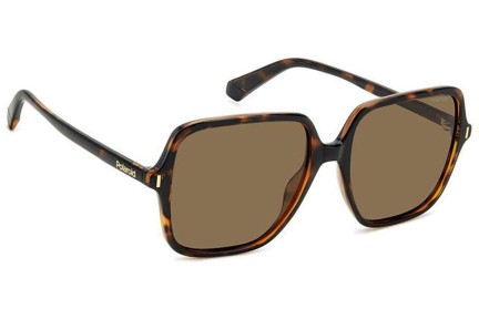 Слънчеви очила Polaroid PLD6219/S 086/SP Polarized Квадратни Хавана