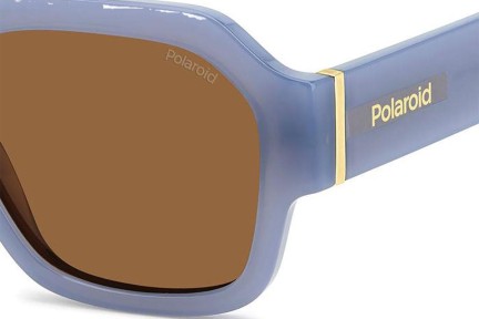 Слънчеви очила Polaroid PLD6212/S/X MVU/HE Polarized Правоъгълни Синя