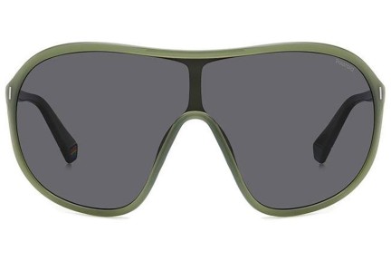 Слънчеви очила Polaroid PLD6216/S 1ED/M9 Polarized С единични стъкла | Shield Зелена