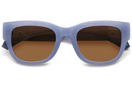 Слънчеви очила Polaroid PLD6213/S/X MVU/HE Polarized Правоъгълни Синя