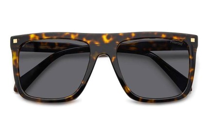 Слънчеви очила Polaroid PLD4166/S/X 086/M9 Polarized Flat Top Хавана