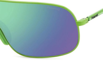 Слънчеви очила Polaroid PLD6222/S 1ED/5Z Polarized С единични стъкла | Shield Зелена