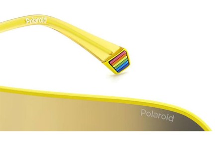 Слънчеви очила Polaroid PLD6222/S 40G/LM Polarized С единични стъкла | Shield Жълта