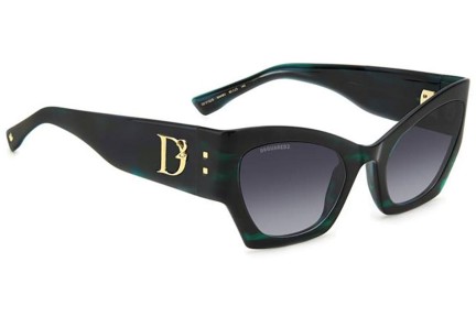 Слънчеви очила Dsquared2 D20132/S 6AK/9O Око на котка Зелена