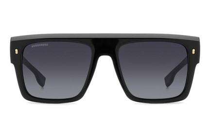 Слънчеви очила Dsquared2 D20127/S 807/9O Flat Top Черна