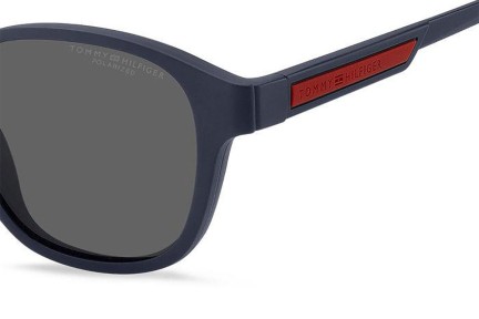 Очила Tommy Hilfiger TH2085/CS FLL/M9 Polarized Правоъгълни Синя