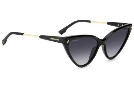 Слънчеви очила Dsquared2 D20134/S 807/9O Око на котка Черна