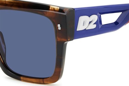 Слънчеви очила Dsquared2 D20127/S EX4/KU Flat Top Кафява