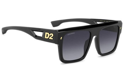 Слънчеви очила Dsquared2 D20127/S 807/9O Flat Top Черна