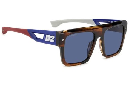 Слънчеви очила Dsquared2 D20127/S EX4/KU Flat Top Кафява