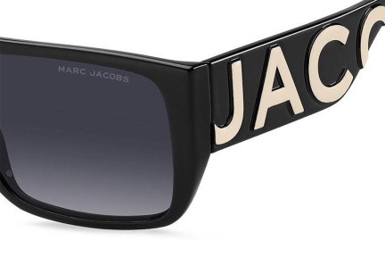 Слънчеви очила Marc Jacobs MARCLOGO096/S 80S/9O Flat Top Черна