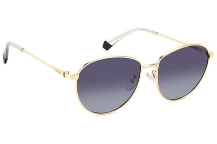 Слънчеви очила Polaroid PLD4171/G/S/X 2F7/WJ Polarized Заоблени Златна