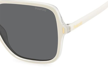 Слънчеви очила Polaroid PLD6219/S VK6/M9 Polarized Квадратни Бяла