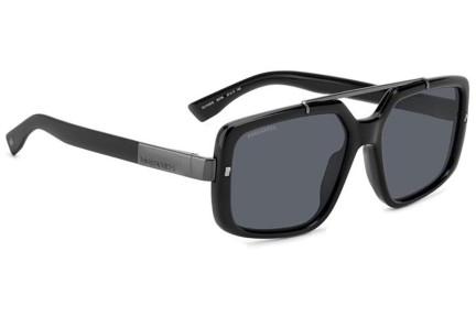 Слънчеви очила Dsquared2 D20120/S 807/IR Правоъгълни Черна